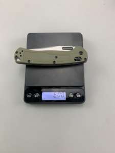 <span class=keywords><strong>BM</strong></span> Taggedout, recién llegado, cuchillo plegable de acero inoxidable de 3,5 pulgadas, práctico cuchillo de pesca para exteriores, hoja afilada OEM personalizable - Product Image 6