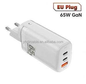 Caricatore da Muro Super Veloce da 65W con Spine UK/EU/US, Porte QC3.0 e PD Type-C, Protezione da Cortocircuito per <span class=keywords><strong>iPhone</strong></span> 17 16 15 - Product Image 6