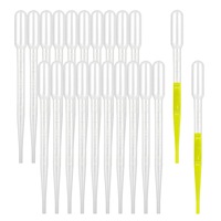 Pipettes de transfert manuelles jetables en PE de 3 ml, compte-gouttes calibrés pour laboratoire scientifique et bricolage artistique