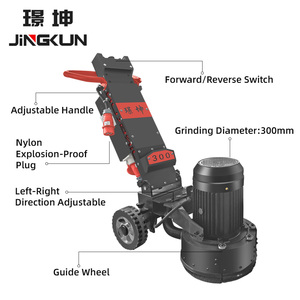 Máquina Manual de Moagem de Piso de Concreto JINGKUN Pequena, Alta Eficiência, Portátil e Capaz de Nivelar Bordas de Piso - Product Image 3