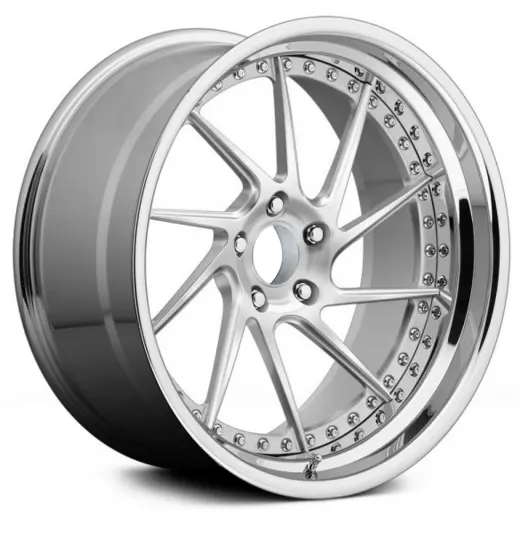 Customized forged wheels 2 piece aluminium alloy car rims