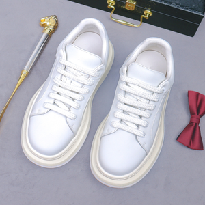2026 New style leather casual sneakers with trendy design comfortable thick sole and high-quality leather <b>chunky</b> leather <b>shoes</b> - Product Image 6