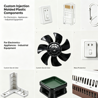 OEM Custom Injection Molded Plastic Components for Consumer Electronics, Home Appliances and Industrial Equipment