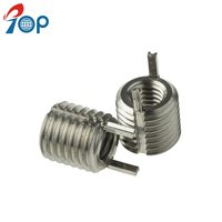High Strength Key Locking Thread Inserts Metric UNC Right Hand Fully Threaded Slotted Drive for Metal Repair