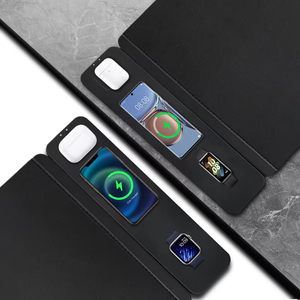 Lylong Fast 15 واط غير قابل للإنزلاق لوح ماوس شحن لاسلكي سادة شحن سريع قابل للإزالة 15 واط سدادات أذن للهاتف - Product Image 5