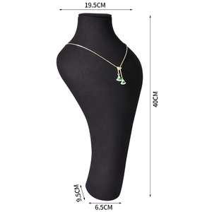 JINSKY, venta al por mayor, collar, expositor, busto, colgante, soporte, maniquí para escaparate, exhibición de joyas, tamaño grande - Product Image 3