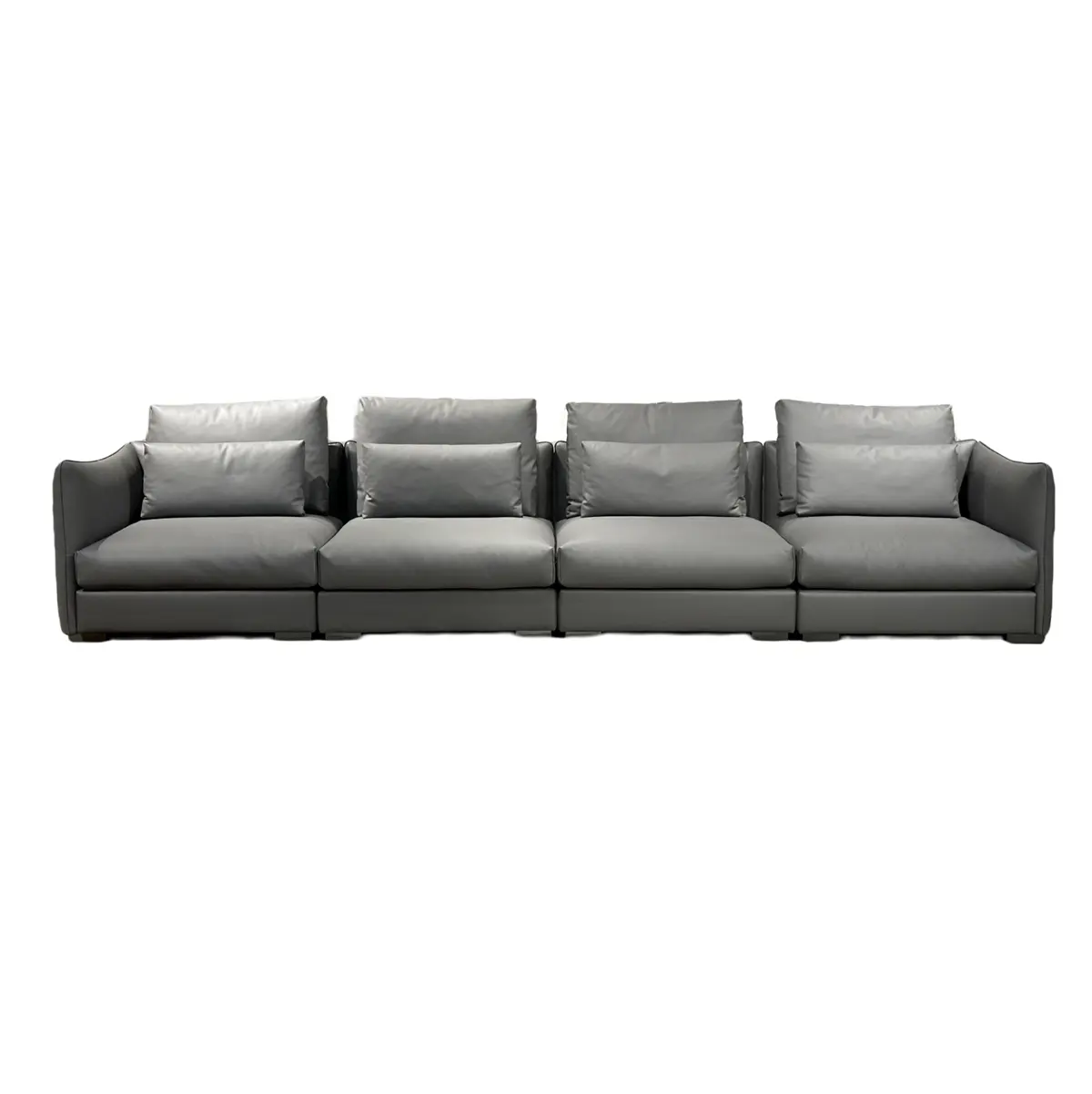 Sf820 đảm bảo chất lượng bán buôn reclinine da nửa sofa sang trọng ý sofa