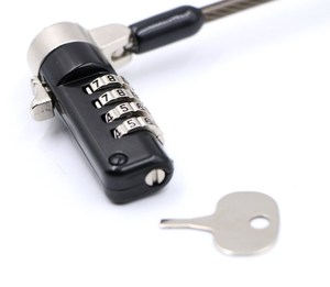 ล็อคคอมพิวเตอร์ใส่รหัสผ่านสังกะสีอัลลอย4ตัวล็อคแล็ปท็อปดิจิทัลป้องกันการโจรกรรมล็อครักษาความปลอดภัย1.8เมตร - Product Image 5