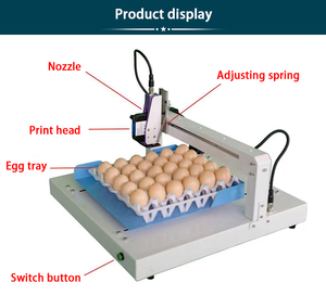 Codeur d'œufs automatique à jet d'<span class=keywords><strong>encre</strong></span> Phezer PG1 haute efficacité 15000 pièces/h avec <span class=keywords><strong>encre</strong></span> comestible pour marquage agricole, certification CE - Product Image 5