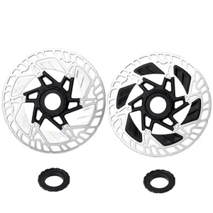 WAKE Aluminum Bicycle Center Lock Cooling Disc Brake Disc 160mm Mountain Bicycle Brake Disc MTB Road Bike For WAKE Bicycle