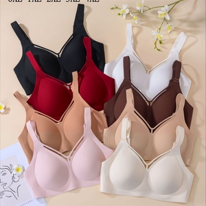 Sujetador sin costuras transpirable y cómodo para mujer, con efecto minimizador y soporte suave, estilo top sexy. - Product Image 5