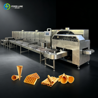 Machine de production de cornets de crème glacée commerciaux pour des cornets croustillants et sucrés