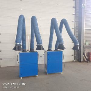 Purificateur de fumée de soudage à double bras de haute qualité CE usine deux garanties dépoussiéreur de fumée de soudage - Product Image 4