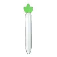 Ninghao Dildo en verre cristal en forme de carotte, petit ensemble de plug anal en cristal, baguette de plaisir lisse, jouet sexuel sûr pour le corps pour femmes
