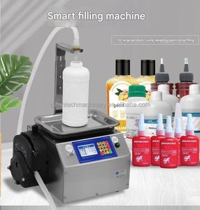 Machine de pesage et d'emballage automatique de bureau, machine de remplissage de bouteilles adaptée au vin, à l'huile comestible, aux boissons, au lait, aux détergents, au shampoing - Product Image 3