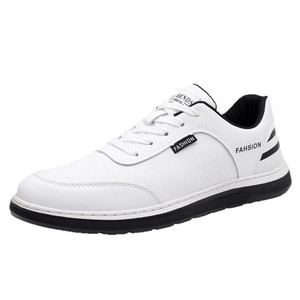 Chaussures de marche pour hommes tendance, bout rond, tige synthétique, semelle extérieure en caoutchouc antidérapante, doublure en maille, à lacets, pour l'automne - Product Image 5