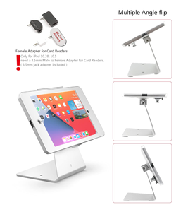 Universal Shape Tablet Holder Swivel 360 Degrees Adjustable Tablet Anti-theft Display <b>Stand</b> Locking <b>Stand</b> - Product Image 2