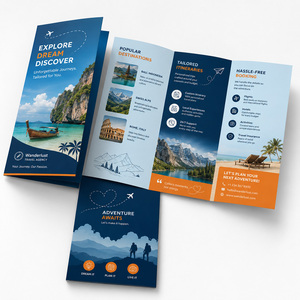 Custom Promotional Brochure, Flyer, Leaflet, Booklet & Magazine Printing Service for Marketing - Product Image 1