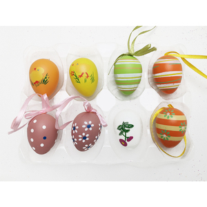 Hot Selling Cheap Custom Fillable Colorful Painting Box Gift Easter Egg