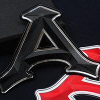 Nouvelles étiquettes en TPU personnalisées avec lettres 3D, logo, nom, en relief pour vêtements