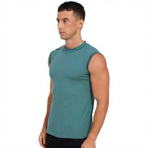 Camisetas sin mangas personalizadas al por mayor para hombre, camisetas estilo streetwear y camisetas tipo muscle para marcas de ropa urbana masculina al por mayor - Product Image 1