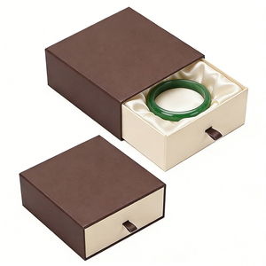 Boîtes en carton rigide écologiques de type tiroir avec laminage mat et doublure en aluminium pour emballage cadeau et artisanat (personnalisables) - Product Image 3