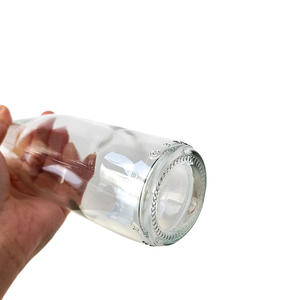 Großhandel Maßgefertigte Zylindrische Runde Lagerware Klare Glas 250ml Kork-Bierflaschen für Saft, Milch, Wein & Spirituosen - Product Image 3