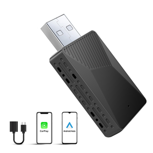 Ritmo 2-in-1 senza fili <span class=keywords><strong>Android</strong></span> adattatore automatico con <span class=keywords><strong>USB</strong></span> CarPlay <span class=keywords><strong>Dongle</strong></span> CarPlay adattatore di aggiornamento per iPhone e <span class=keywords><strong>Android</strong></span> - Product Image 4