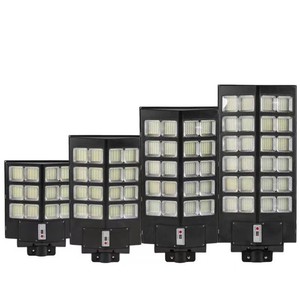Solar Street <b>Light</b> 100W <b>LED</b> Aluminum Alloy Wall Mount Mono Si Solar Cell Remote Control Outdoor Lighting - Product Image 2
