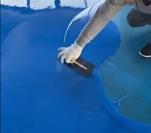 QIHANG <b>Epoxy</b> Liquid <b>Coating</b> <b>Floor</b> Paint Brush Applied Appliance for Indoor/Outdoor Use Factories Parking Lots Schools - Product Image 2