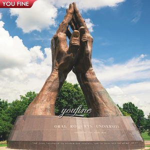 Escultura grande al aire libre Color bronce mano gigante estatua de <span class=keywords><strong>Dios</strong></span> - Product Image 1