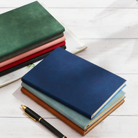 Nueva Llegada, Mini Libreta de Cuero A5 con Encuadernación Cosida, Agenda Personalizada, Libretas Escolares A6 Económicas de 100 Hojas