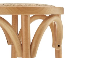 Tabouret <span class=keywords><strong>de</strong></span> <span class=keywords><strong>bar</strong></span> rond en bois courbé, vente en gros d'usine DISHI, <span class=keywords><strong>chaise</strong></span> en bois pour mariages, bars, usage domestique et commercial - Product Image 3