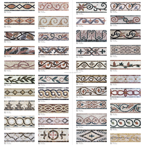 Mosaico a Forma di Freccia con Bordo in Marmo 298x100mm Bianco e Nero Geometrico per Rivestimenti e Bordi di Pareti e Pavimenti - Product Image 2