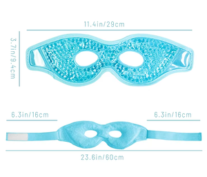 แผ่นเจลประคบเย็นแบบนุ่<span class=keywords><strong>ม</strong></span>นำกลับ<span class=keywords><strong>ม</strong></span>าใช้ให<span class=keywords><strong>ม</strong></span>่ได้ ชุดแผ่นประคบเย็นและผ้าปิดตา สำหรับบรรเทาอาการปวดจากบาดเจ็บที่ตา ปวดฟัน และอาการปวดต่างๆ - Product Image 3
