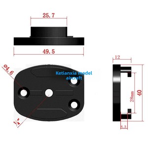Placa de Liberación Rápida para Cámara de Acción, Adaptador de Trípode para <span class=keywords><strong>GoPro9</strong></span>/8/7, Soporte Metálico, Accesorio de China - Product Image 4
