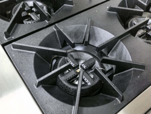 Moderna Cocina Industrial de <span class=keywords><strong>Gas</strong></span> con 6 Quemadores, Horno, Gabinete de Acero Inoxidable Resistente a Altas Temperaturas, Altura Ajustable, para Restaurante - Product Image 3