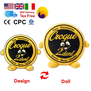 Peluche personnalisée Créez votre Respectueux de la peau Promotion de Noël mignonne Citrouille jouets en peluche personnalisés - Product Image 4
