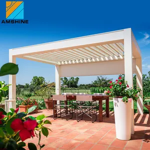 Alüminyum bahçe çardağı 12 feet X 20 feet açık pergolas barınak