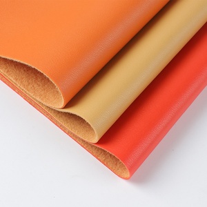 Respetuoso con el medio ambiente F933HB 6P piel de oveja grano fino Semi-PU cuero cepillado inferior cuero Artificial para sofá bolsos zapatos - Product Image 5