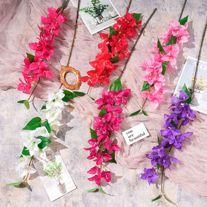 Fleurs artificielles en soie de bougainvillier n° 5 décorations de sol pour mariage, arrangements haut de gamme - Product Image 1