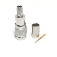 Suministro de fábrica Precisión CC4 SAA Din 1,0/2,3 Enchufe macho Macho 1,0-2,3 Enchufe Crimp para BT3002 Cable Pigtail Conector Convertidor
