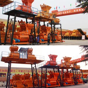 Produsen Profesional Pabrik Pengaduk Beton MHZS 60/90/120/180 Pabrik Beton Modular Tanpa Pondasi Harga - Product Image 4