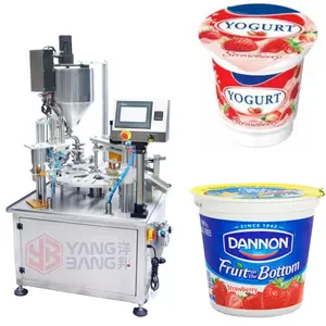 Máquina automática de llenado y embalaje de líquidos, YB-FBJ, bolsa de zumo de frutas y verduras, taza de Yogurt, máquina de envasado de agua y bebidas