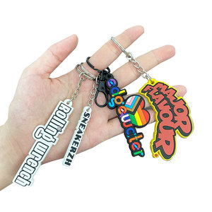 Vibrant Cartoon PVC Rubber Keychains with Personalized Logo for Fan Merchandise & Event Giveaways - Product Image 1