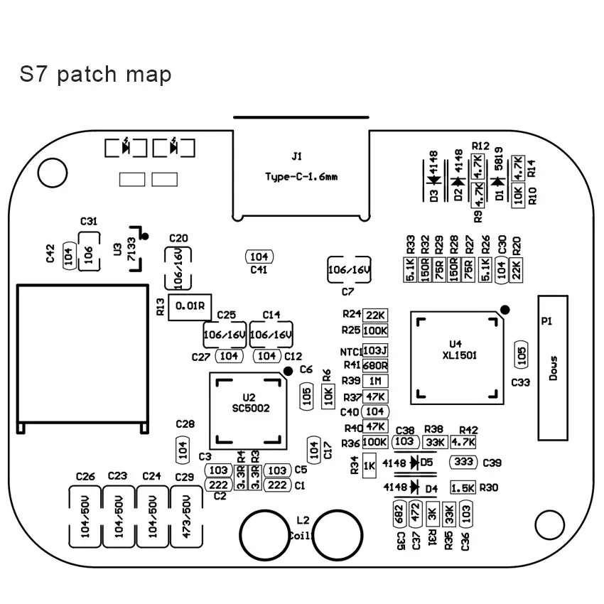 カスタム携帯電話10W15WQIワイヤレス充電回路基板PCBAワイヤレス充電器モジュール (QI認定済み)