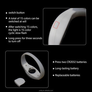 Promosi produk kustom Logo pesta bantuan suara diaktifkan gelang silikon Led, konser gerak diaktifkan gelang Led - Product Image 5