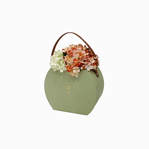 Caja de flores de papel elegante de mano, arreglo de esponja, laminación mate, elegante bolsa de flores, bolso de mano para el Día de la madre, Día de San Valentín - Product Image 4