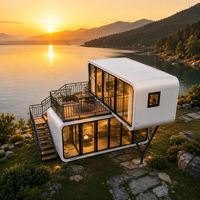 Maisonnette modulaire préfabriquée personnalisable de 20/40 pieds, certifiée AS Classe 1a, type « Apple Cabin », pour le marché australien