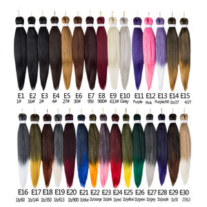 ผมถักเปียสังเคราะห์แบบยืดสำเร็จรูปสำหรับขายส่ง ผมถักเปียแบบยืดสำเร็จรูป - Product Image 6